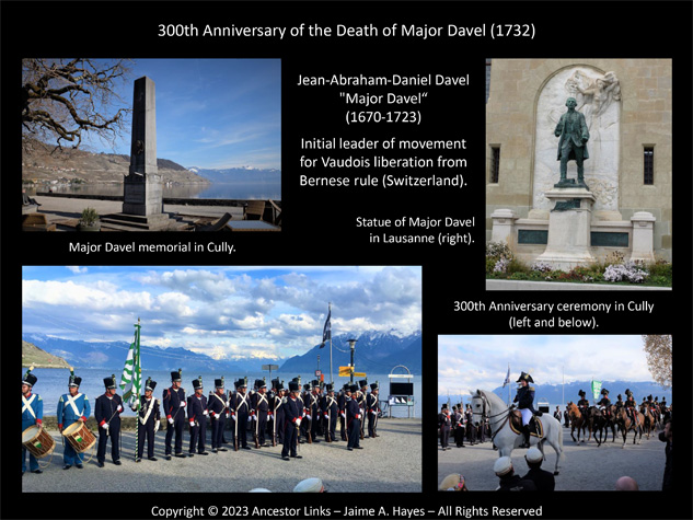 300th Anniversary of the Death of Major Davel