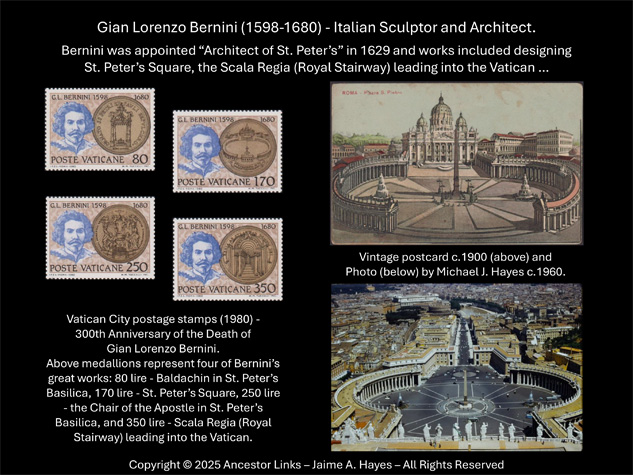 345th Anniversary of the Death of Gian Lorenzo Bernini
          (1598-1680)