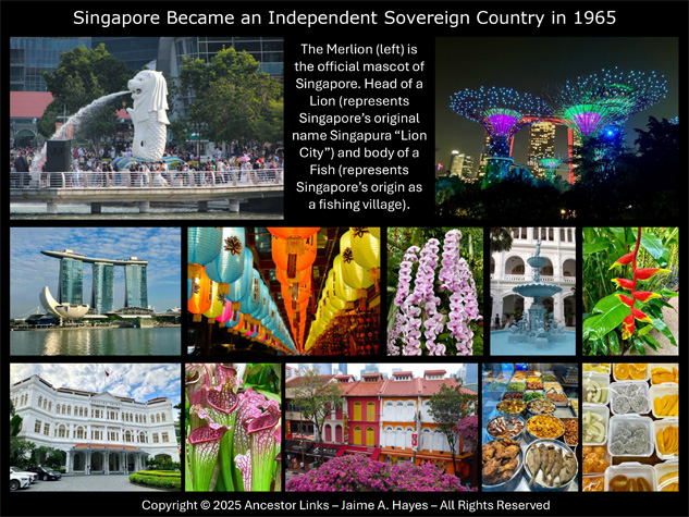 60th
          Anniversary of Singapore Becoming an Independent Sovereign
          Country