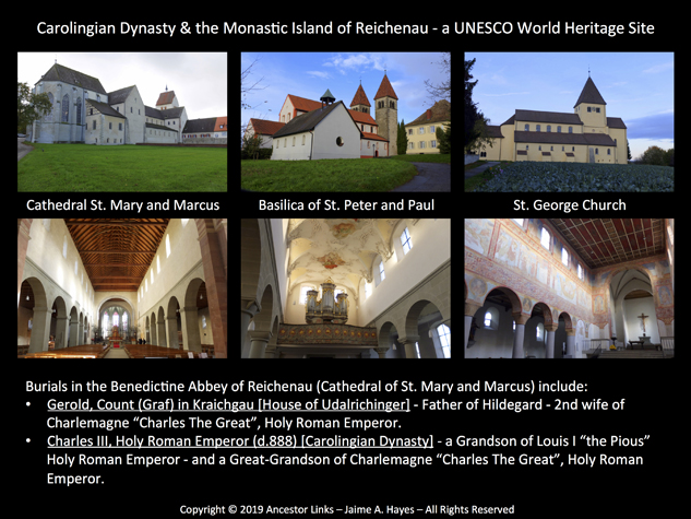 Holy Roman Emperors - Carolingian Dynasty - Abbey of
          Reichenau