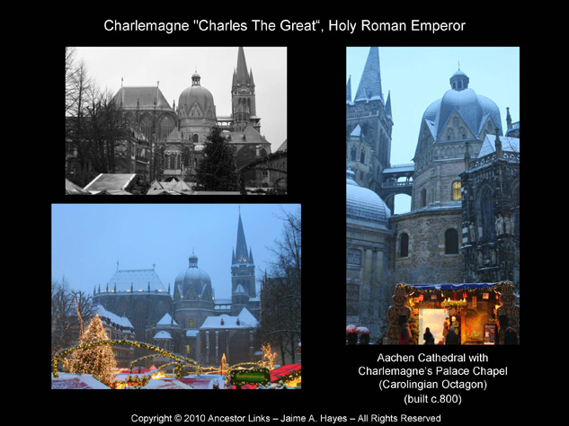Holy Roman Emperors - Charlemagne - Aachen Cathedral -
          Exterior