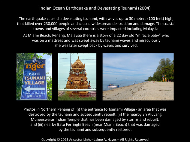 21st Anniversary of the Indian Ocean Earthquake and
          Devastating Tsunami (2004)