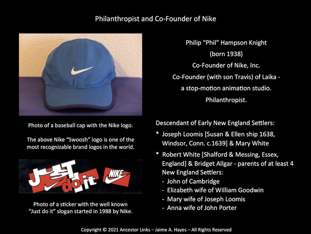 Phil
          Knight - Philanthropist and Co-Founder of Nike