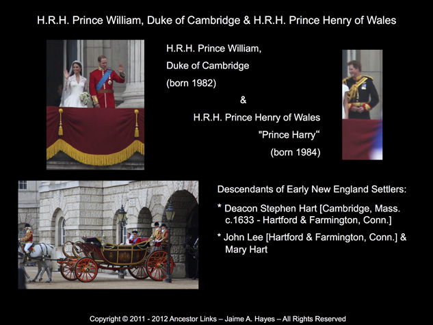 HRH Prince William, Duke of Cambridge and HRH Prince
          Henry of Wales