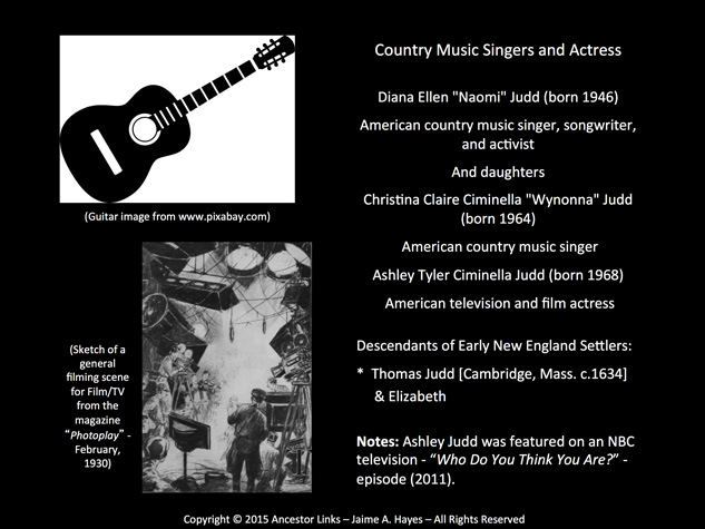 Naomi, Wynonna & Ashley Judd - Country Music Singers
          and Actress