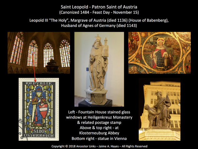 Saint Leopold - Patron Saint of Austria