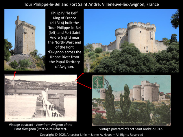 Tour Philippe-le-Bel and Fort Saint André,
          Villeneuve-lès-Avignon